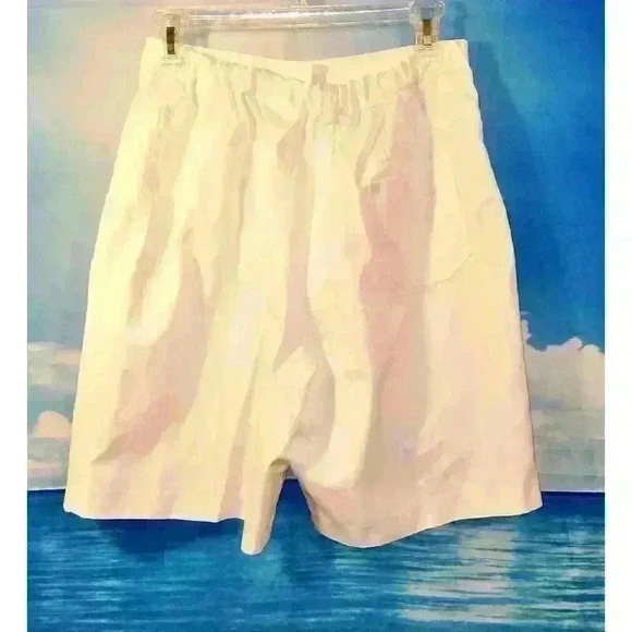 DONNKENNY Womans WHITE Walking Shorts LIGHTWEIGHT Elastic Back Waistband size 14 - Picture 2 of 3